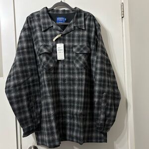 Pendleton Men's Gray Plaid Shirt